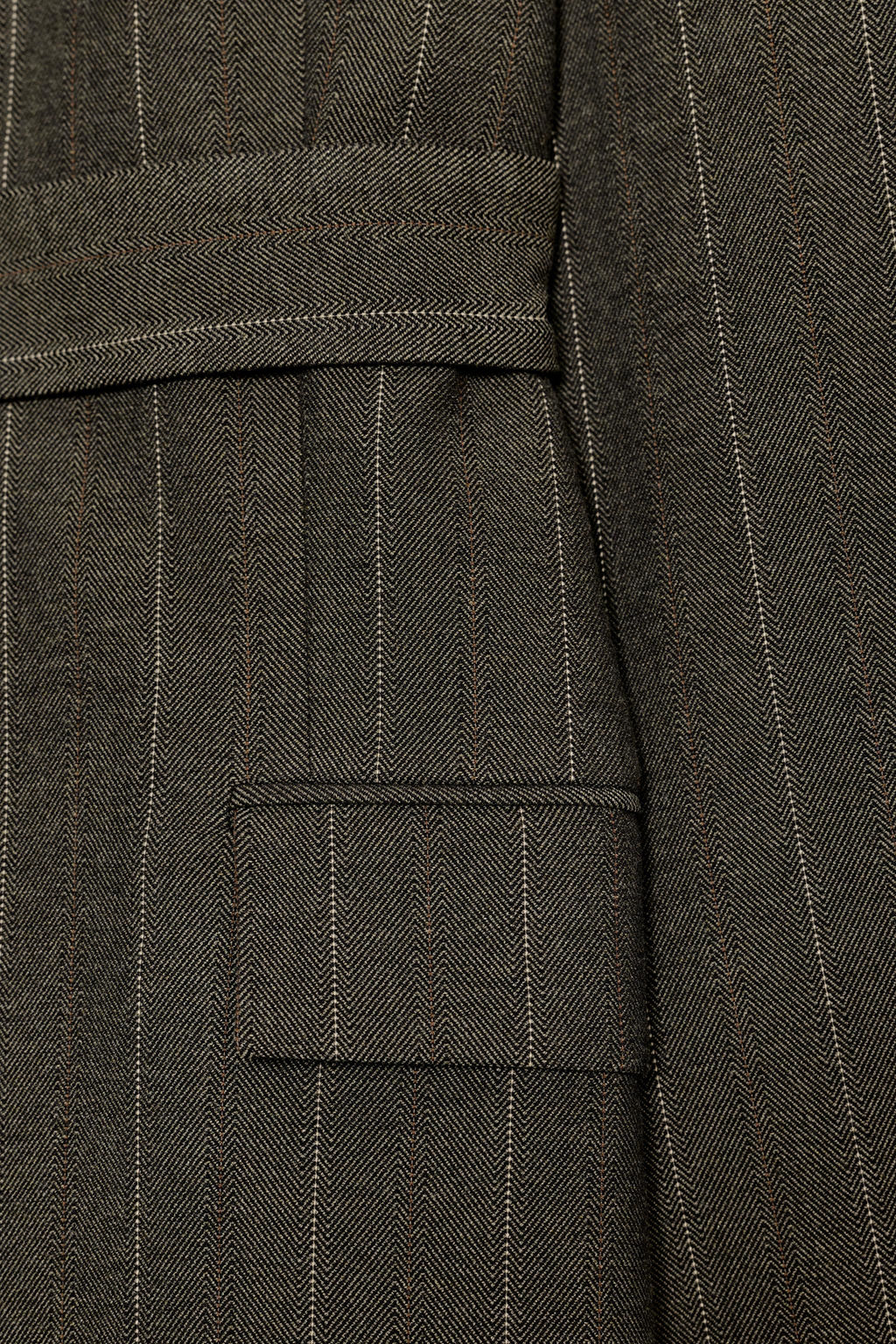 STRIPED BELTED BLAZER ZW COLLECTION - Zara фото 9