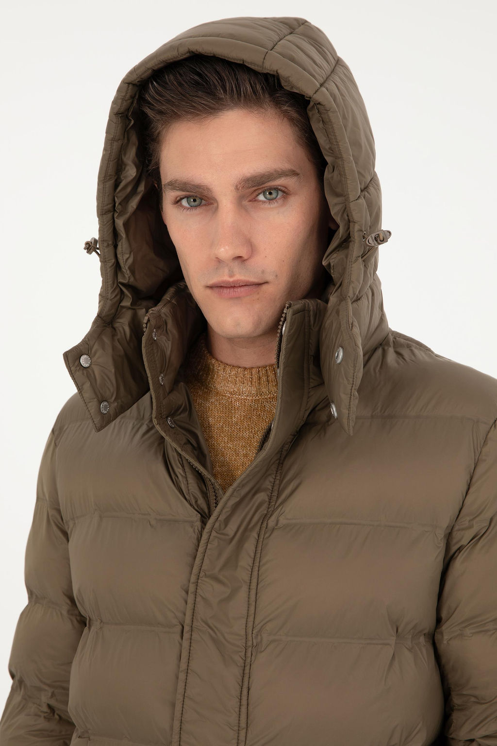 Мужское пальто цвета хаки - U.s. polo assn фото 2