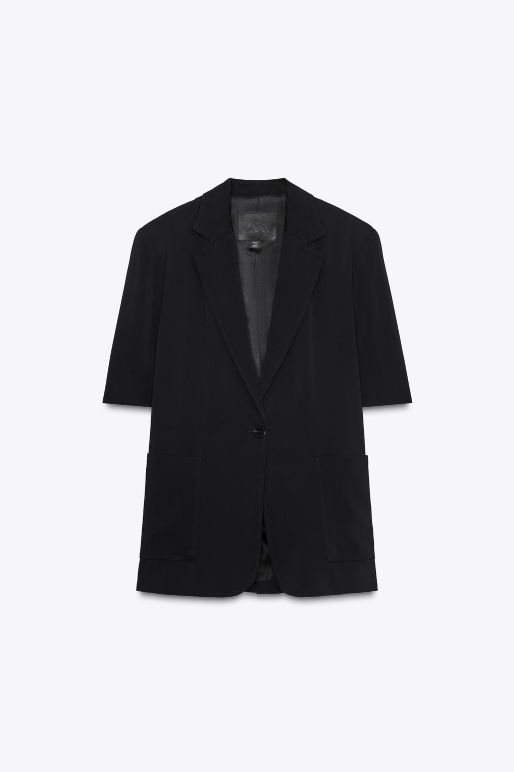 ZW COLLECTION SHORT SLEEVE BLAZER - Zara фото 4