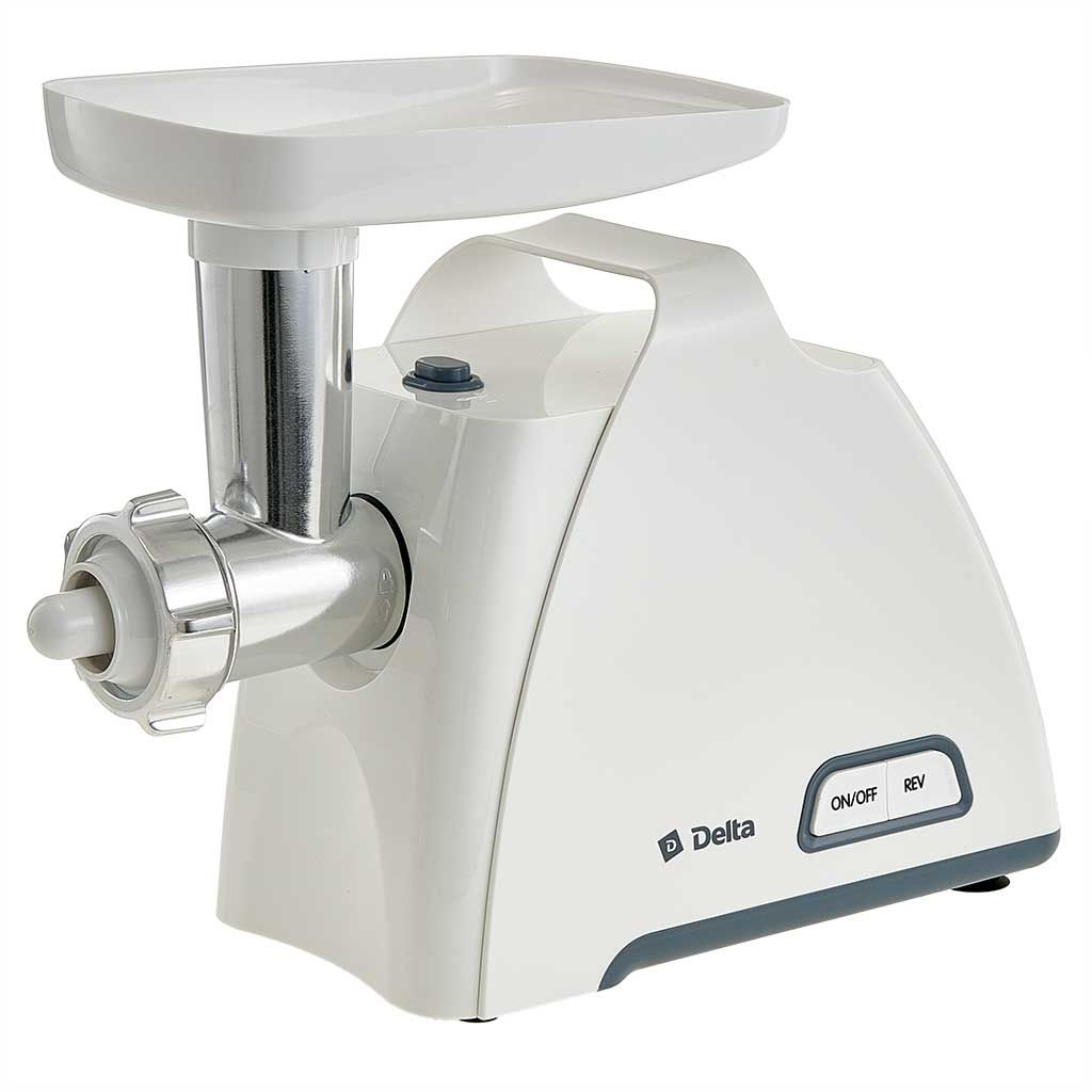 Электромясорубка DELTA DL-6104М белый с серым