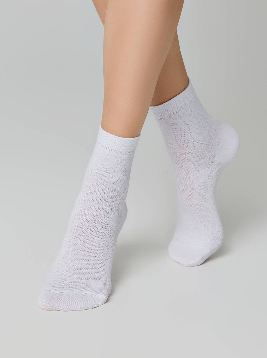 Цена за 2 пары. Носки Классические CONTE CLASSIC Носки женские белый - Conte elegant фото 6