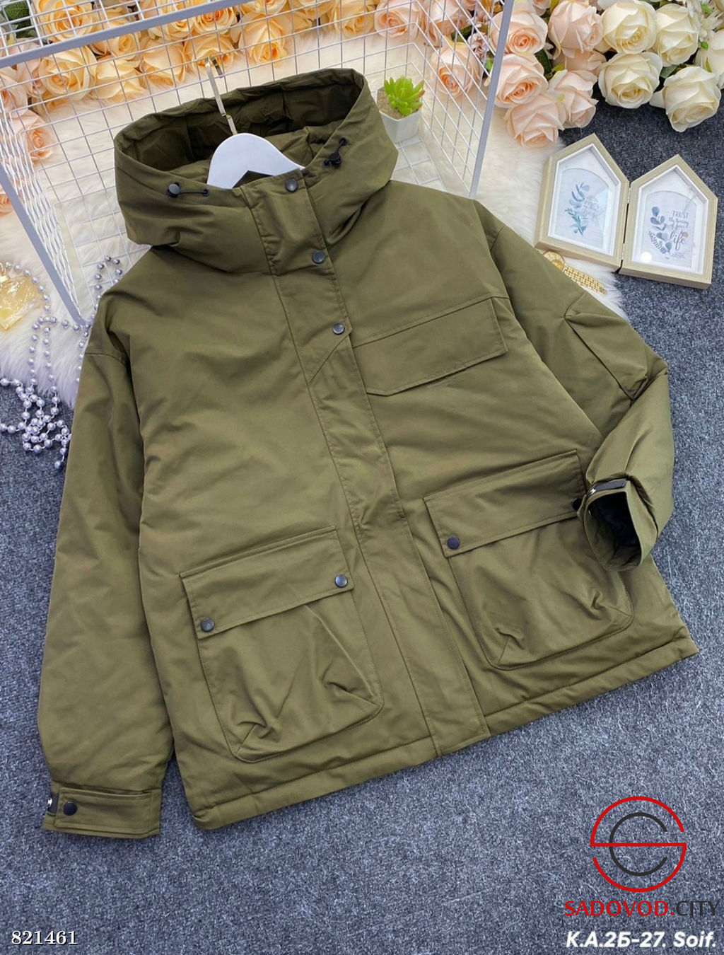 Куртка женская с капюшоном - Bruno фото 4