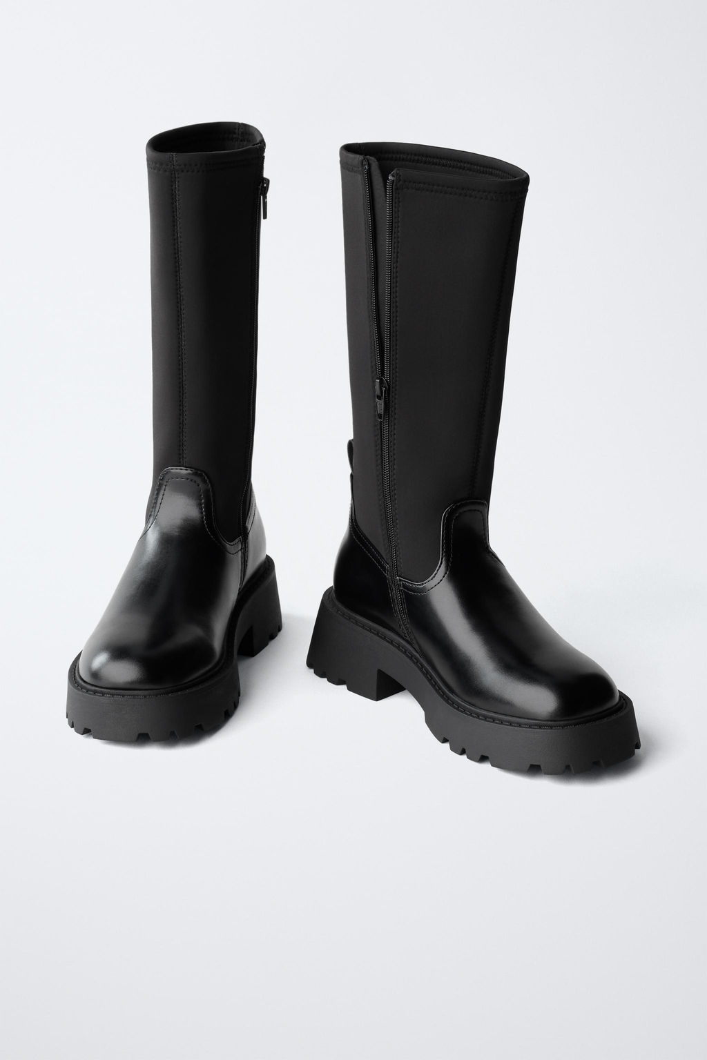 KNEE-HIGH SOCK BOOTS - Zara фото 3