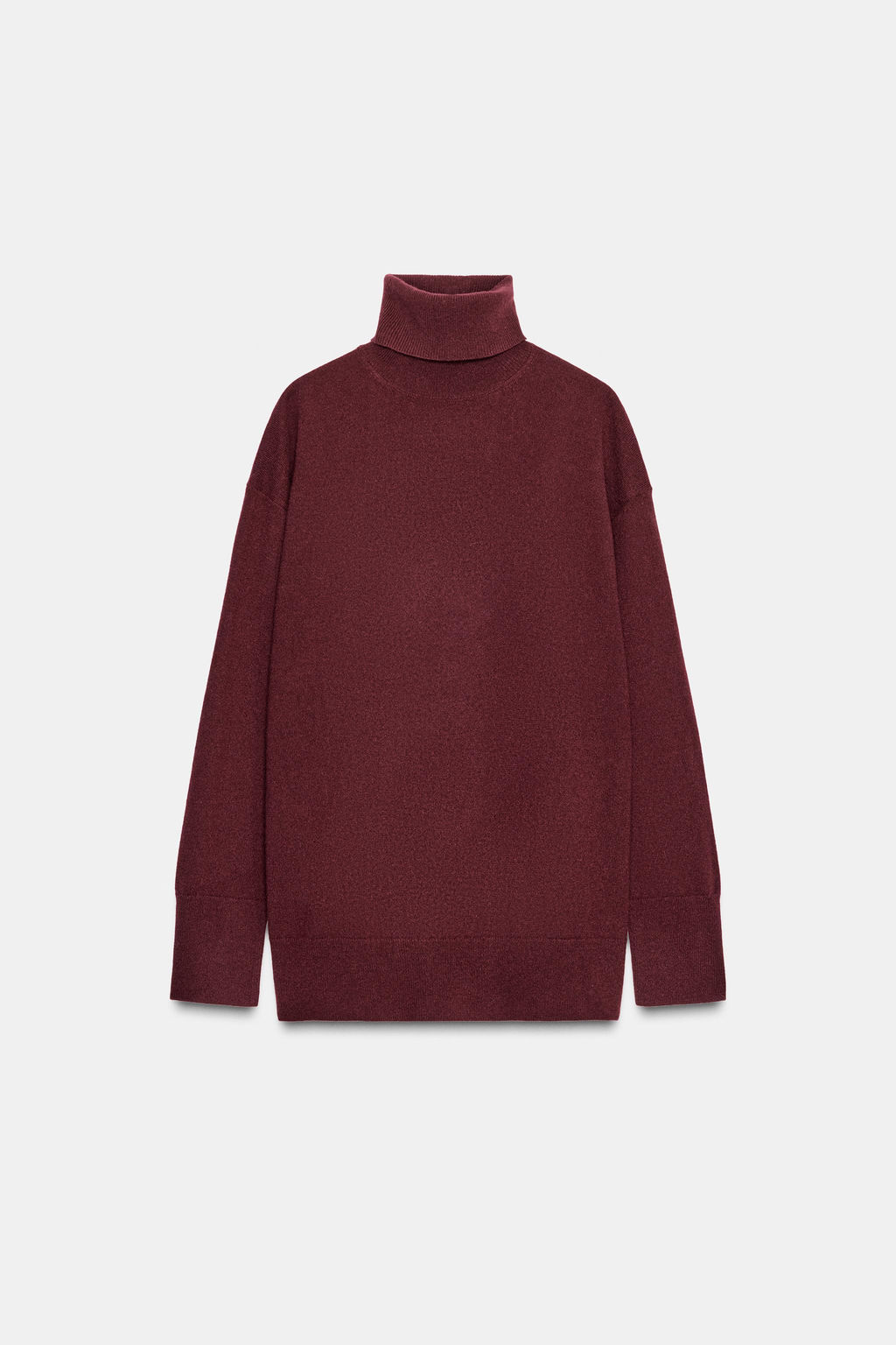 100% WOOL OVERSIZE HIGH NECK JUMPER - Zara фото 6