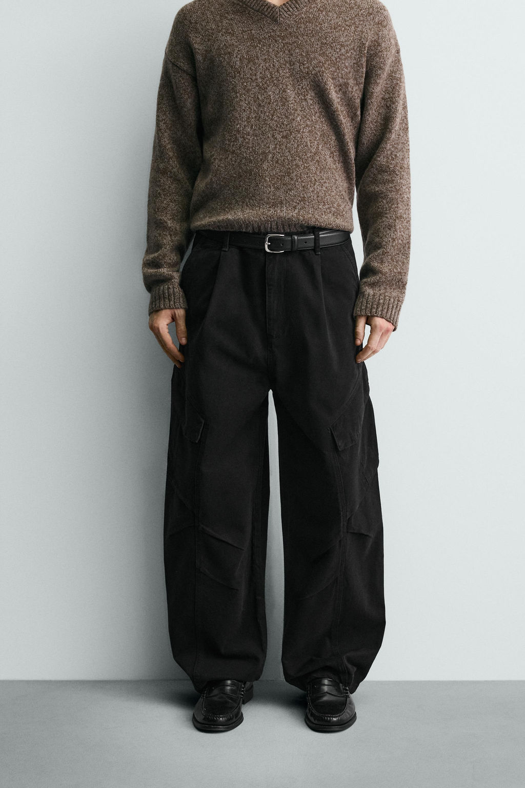 RELAXED FIT CARGO TROUSERS - Zara фото 2
