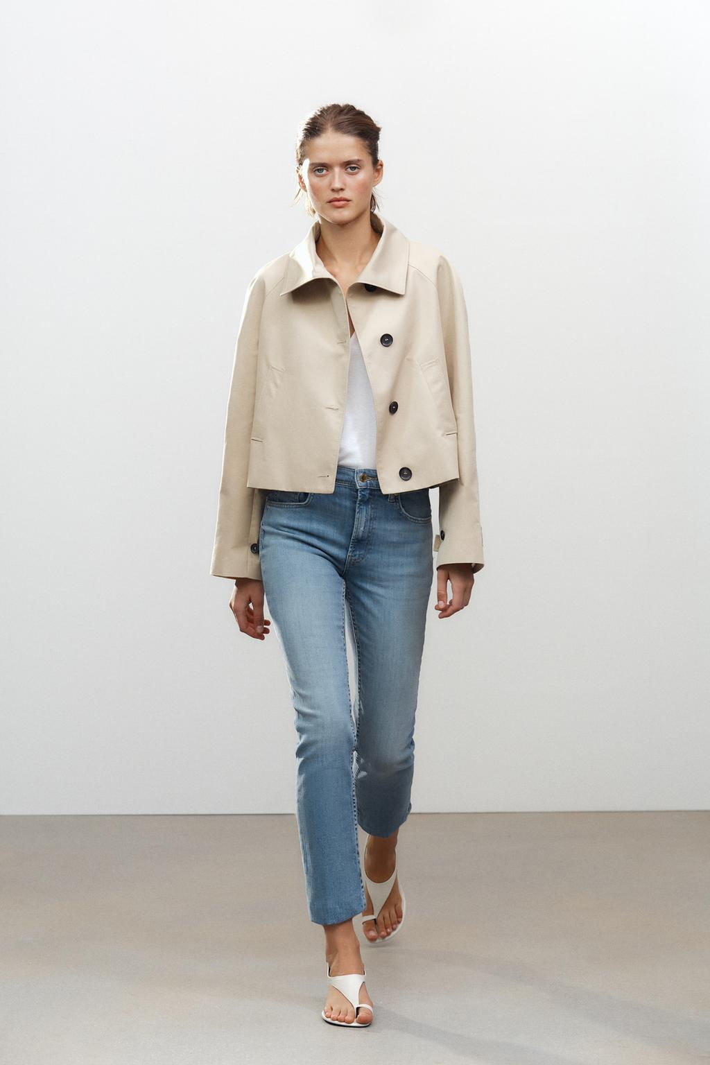 ZW COLLECTION SHORT TRENCH COAT - Zara фото 2