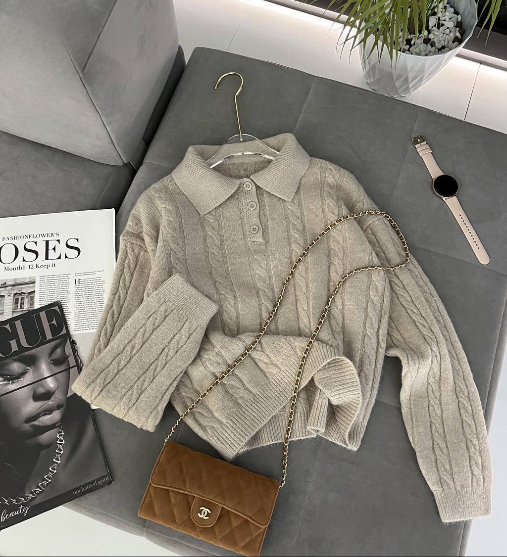 Свитер-поло