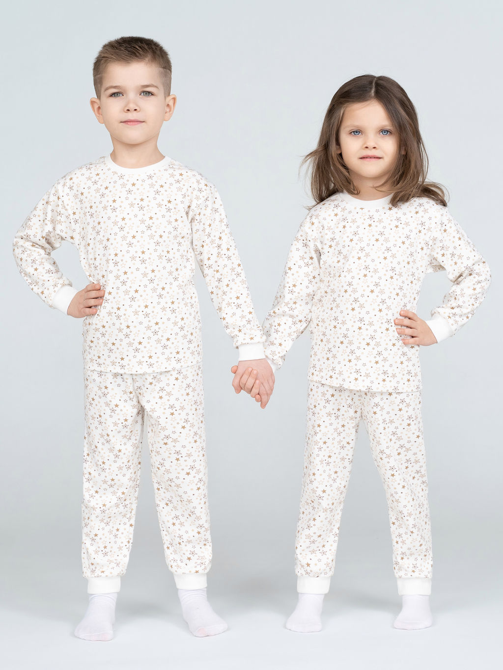 Пижама детская молочнаяжирафы