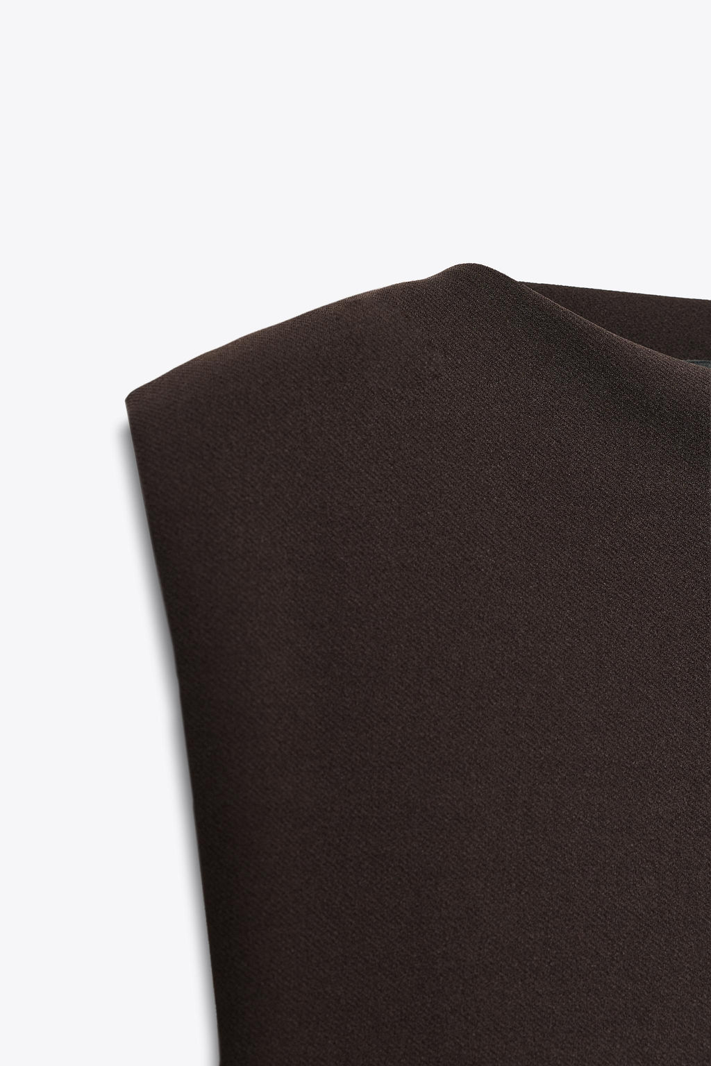 CREPE PEPLUM TOP WITH SHOULDER PADS - Zara фото 7