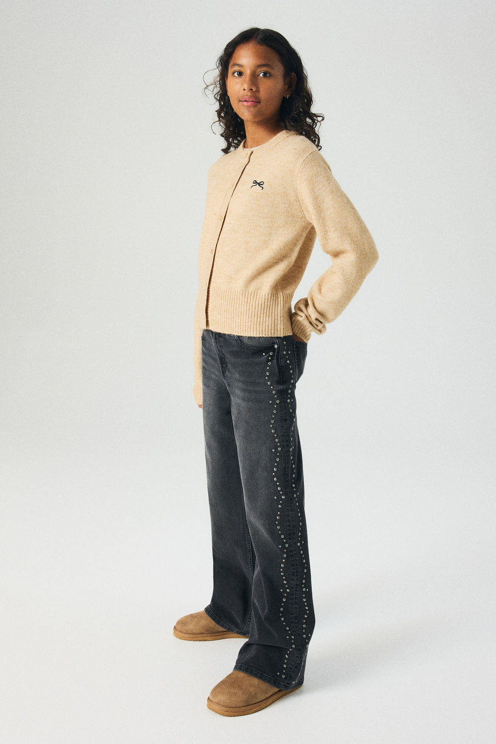 Baggy Fit Bootcut Leg Jeans - H&m фото 2