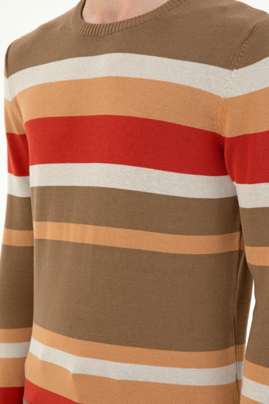 Мужской свитер цвета хаки Неожиданная скидка в корзине - U.s. polo assn фото 7