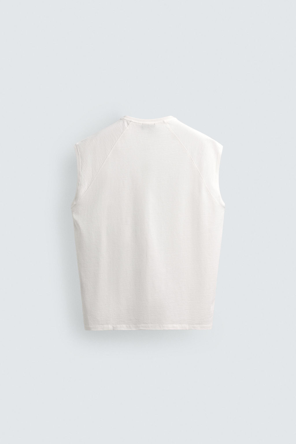 CAMISETA TANK LAVADA / Crudo