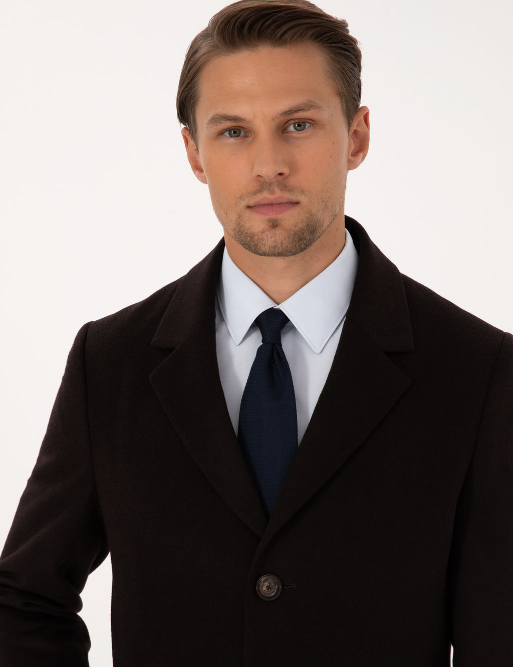 Kahverengi Ex. Slim Fit Y_n Kar___ml_ Ka_e Kaban