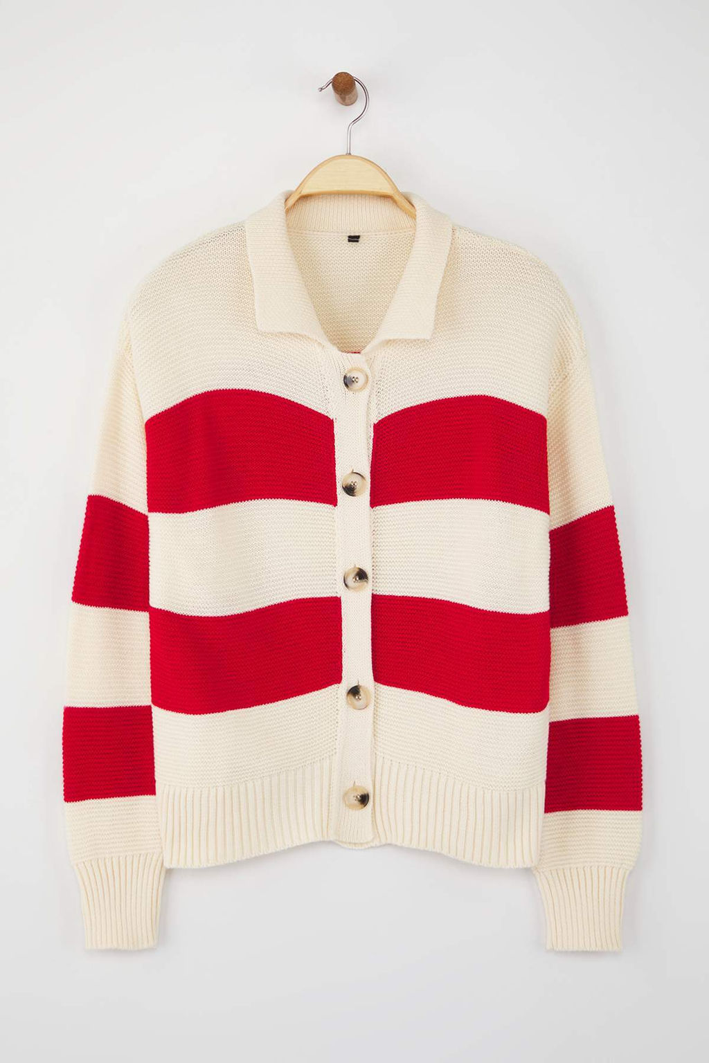 Teen Tas Cizgili Polo Yaka Triko H?rka TWOAW26HI00202