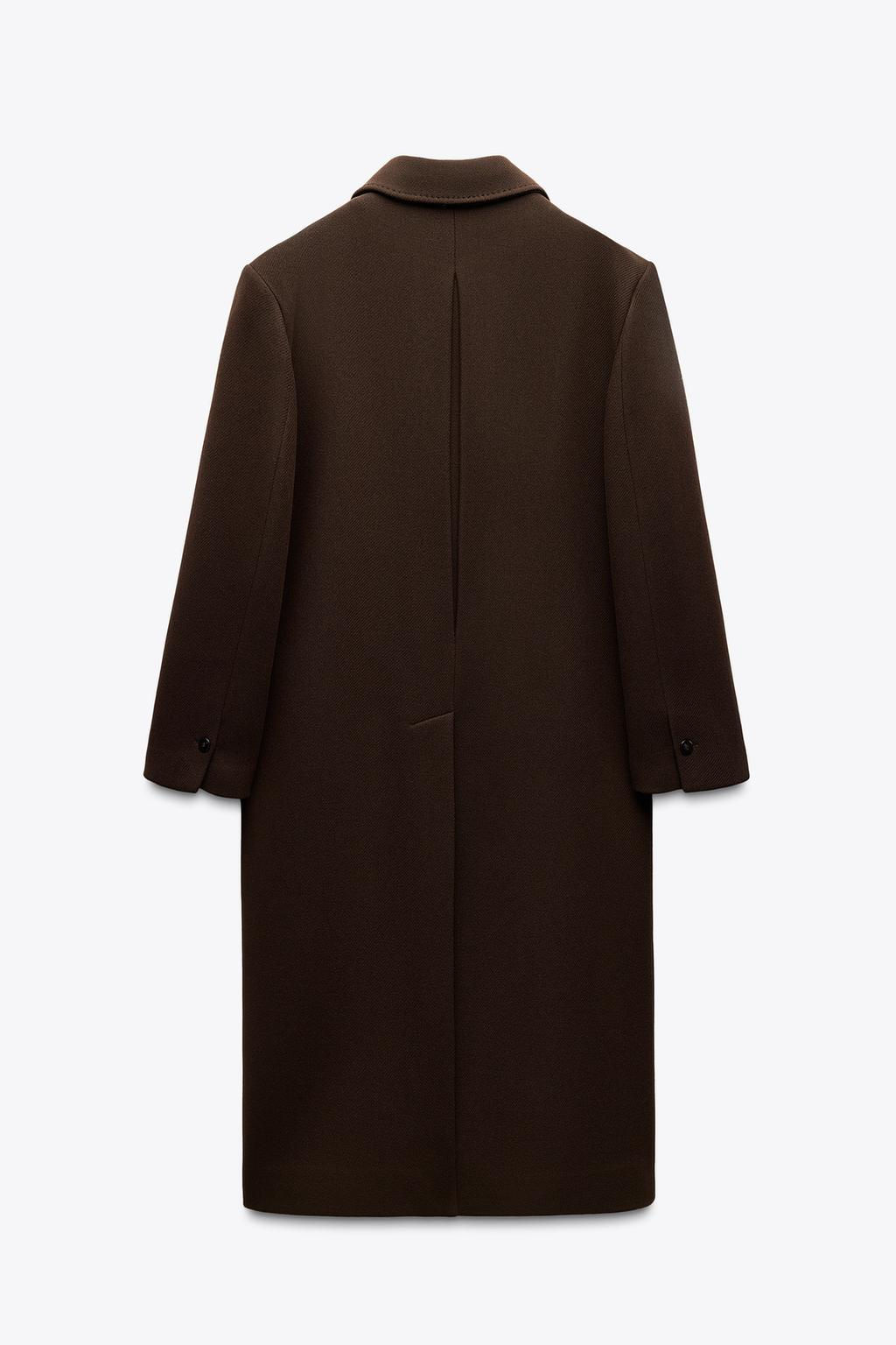 ZW COLLECTION WOOL BLEND COAT - Zara фото 6