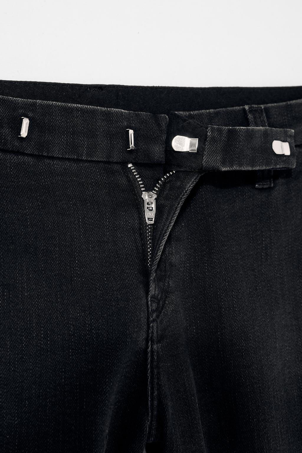 KATE MOSS X ZARA LOW-RISE FLARE JEANS фото 4