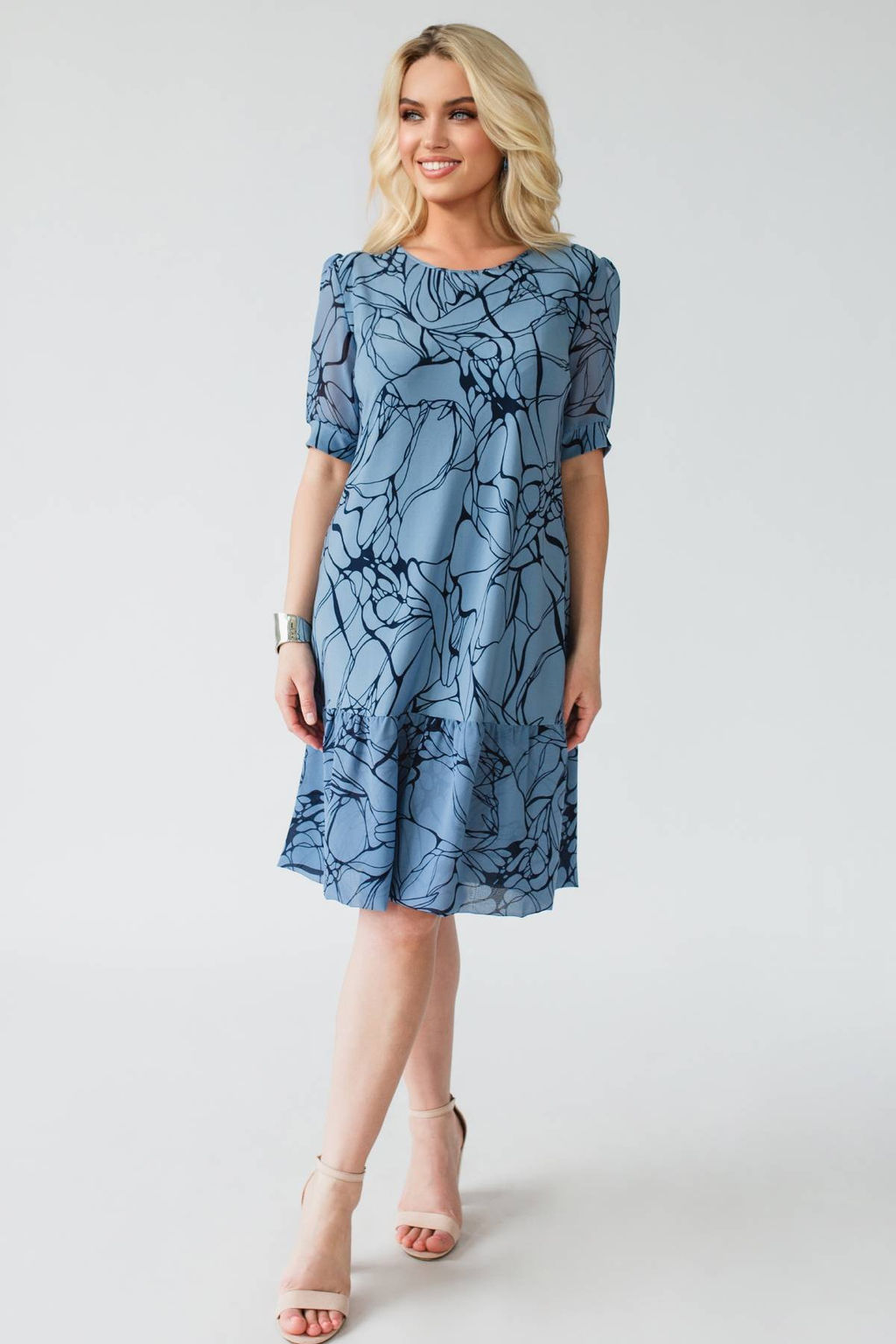 Платье женское 6073/46/Голубой