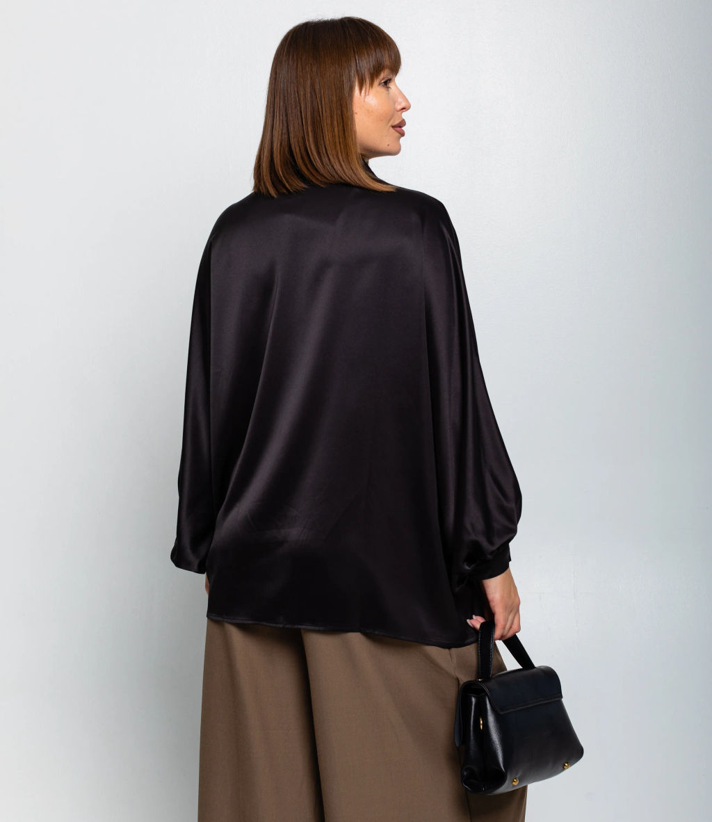 Блуза #КТ3388 (1), чёрный - Dommod фото 3