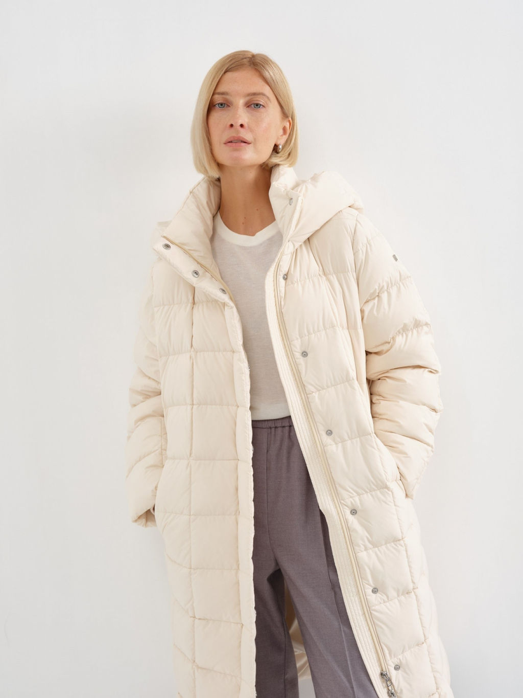 Conso/WDM 230552 - milk Пуховое пальто  фото 6