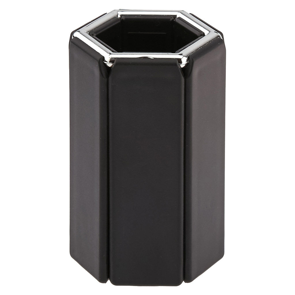 Подставка под горячее пластик/металл Компакт д19,2см h0,8см, складная, р-р в сложенном виде 4,5х5х8см, цвет - черный, в коробке (Китай) - Домашняя мода фото 3