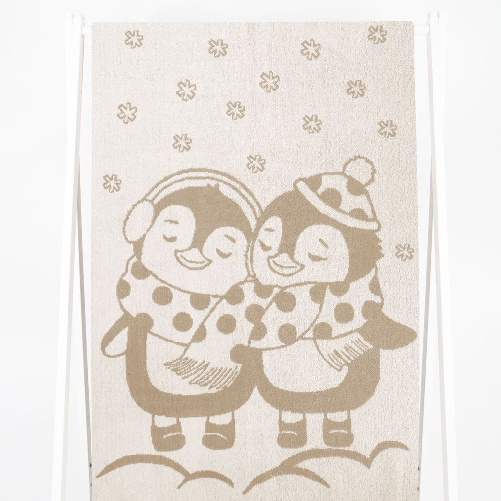 Полотенце махровое 6с102.511ж2 Пингвики(лен3) 67х150см