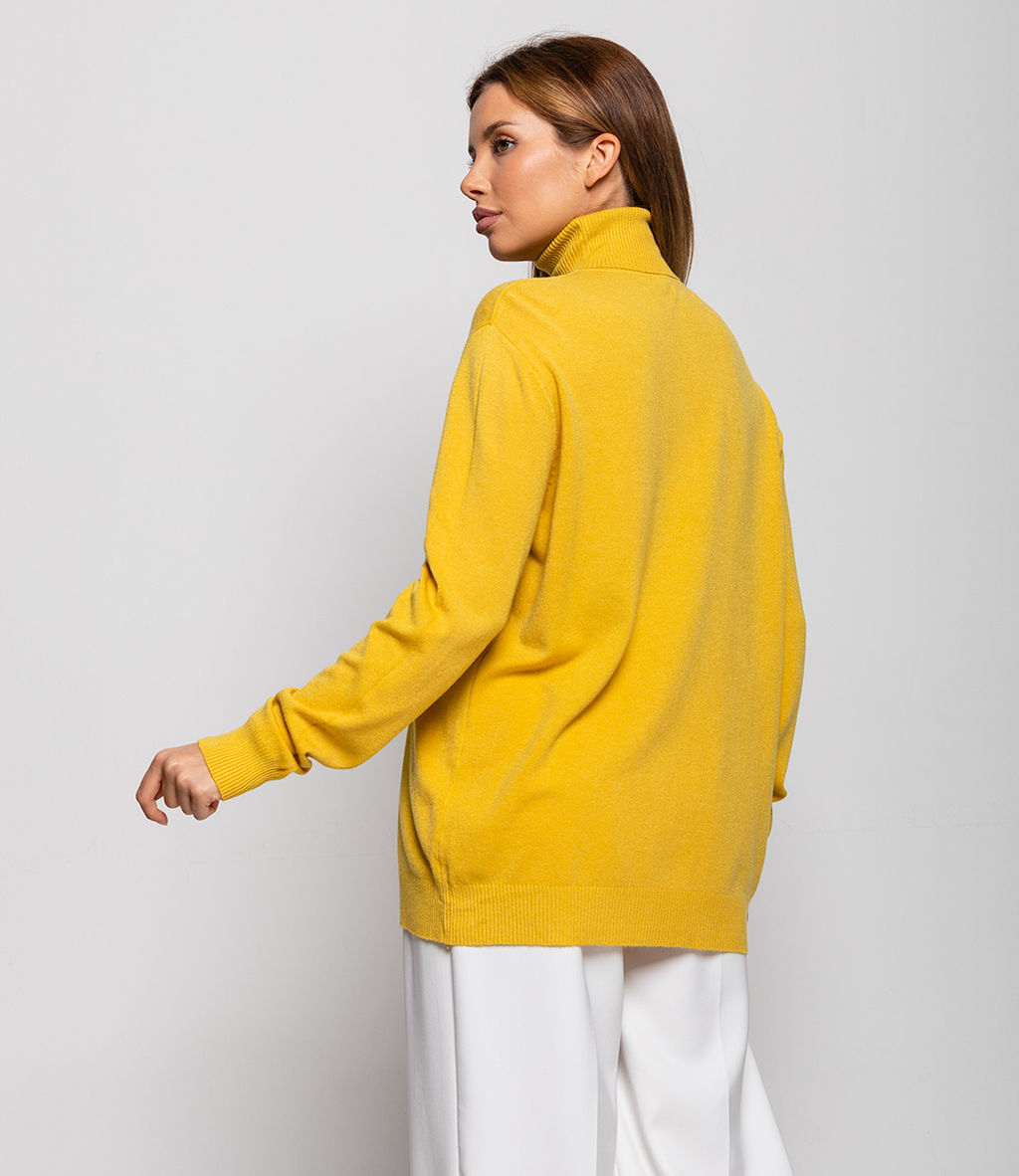 Водолазка #ОКТ06, горчичный - Dommod фото 3