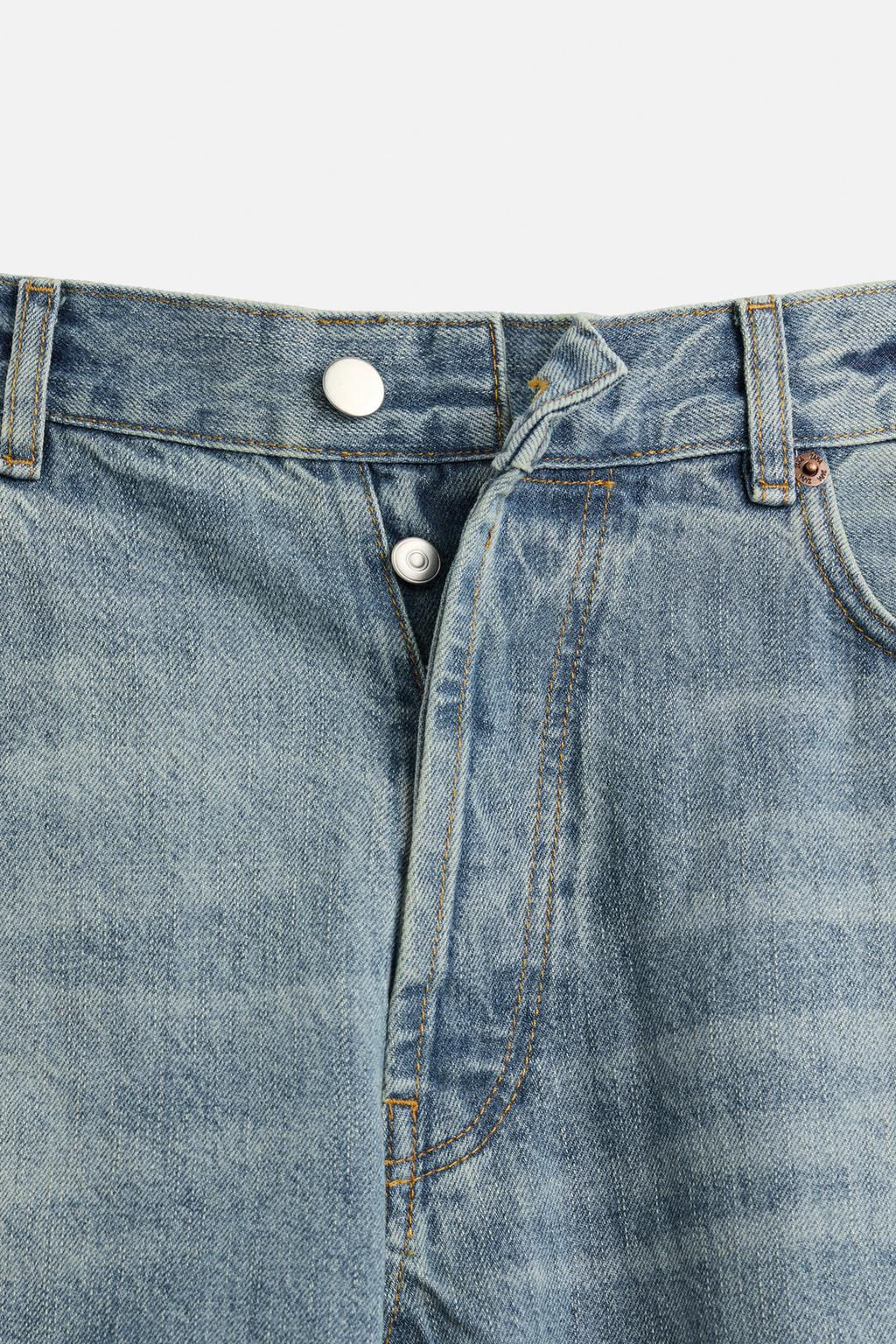 RELAXED STRAIGHT-LEG JEANS - Zara фото 4