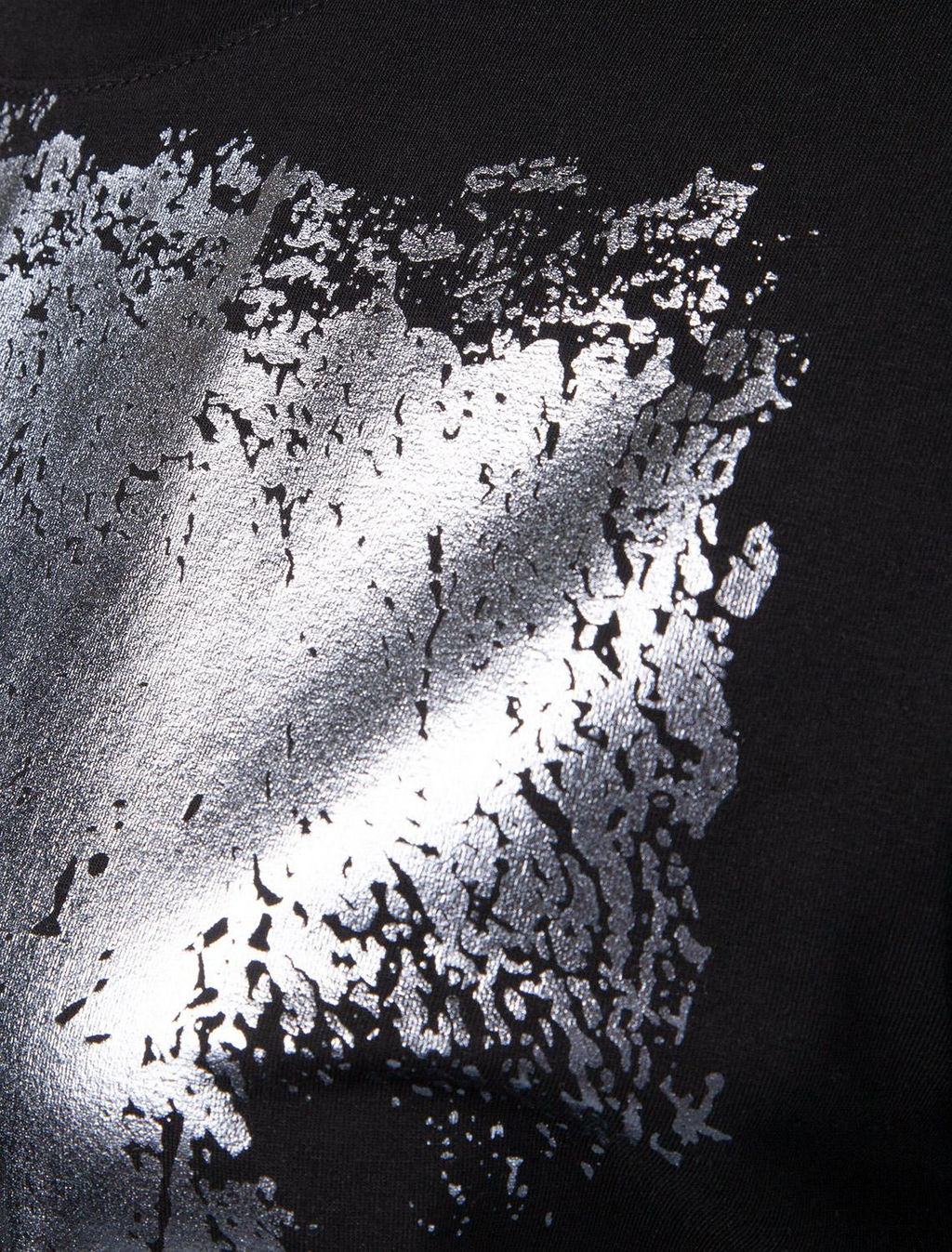 VILATTE / Футболка из премиального хлопка с принтом фольгой  фото 2