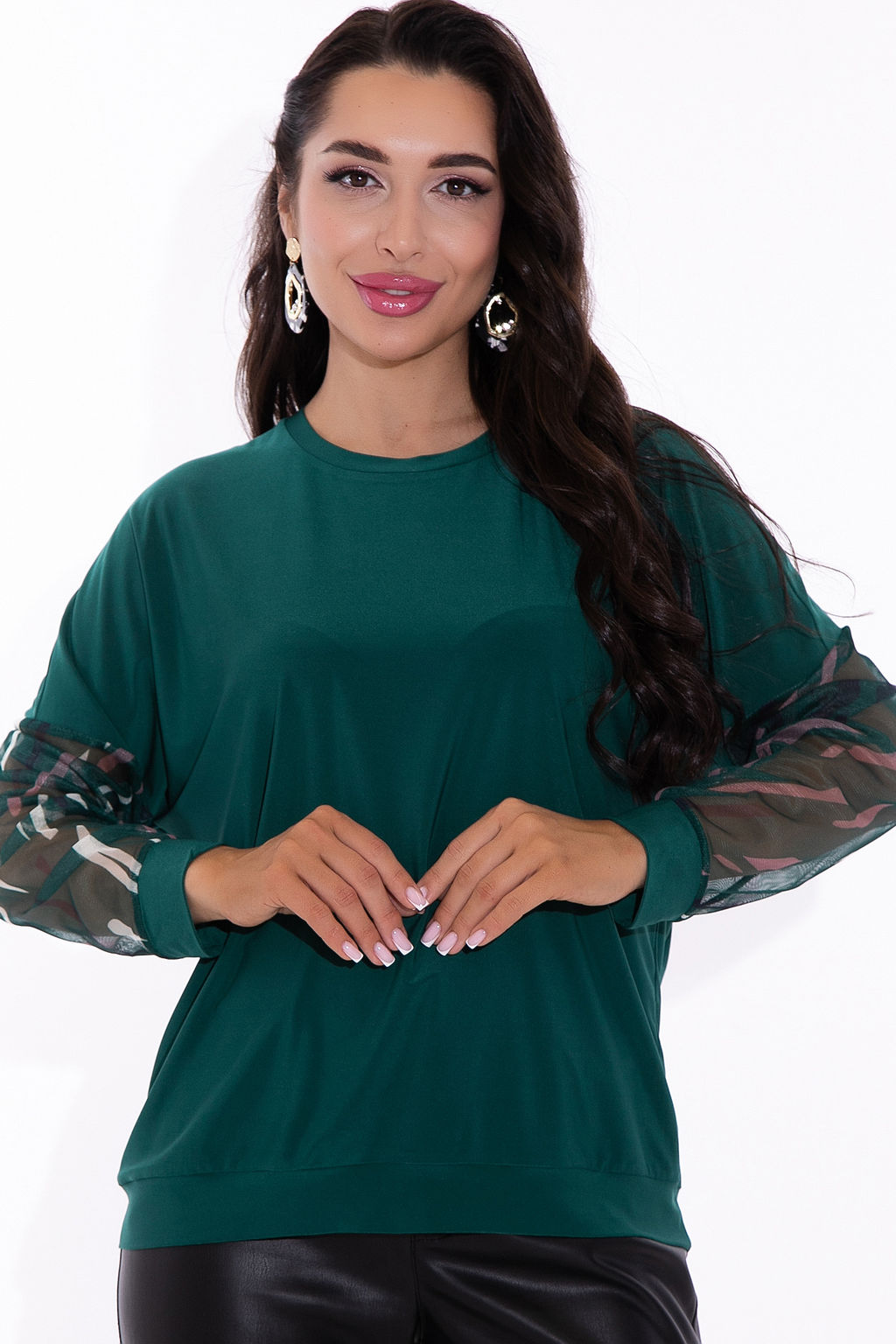 Свитшот (изумруд) - Эльза фото 3