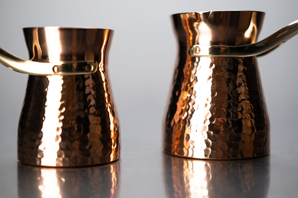 Турка Станица медная (покрытие серебро), 170 мл