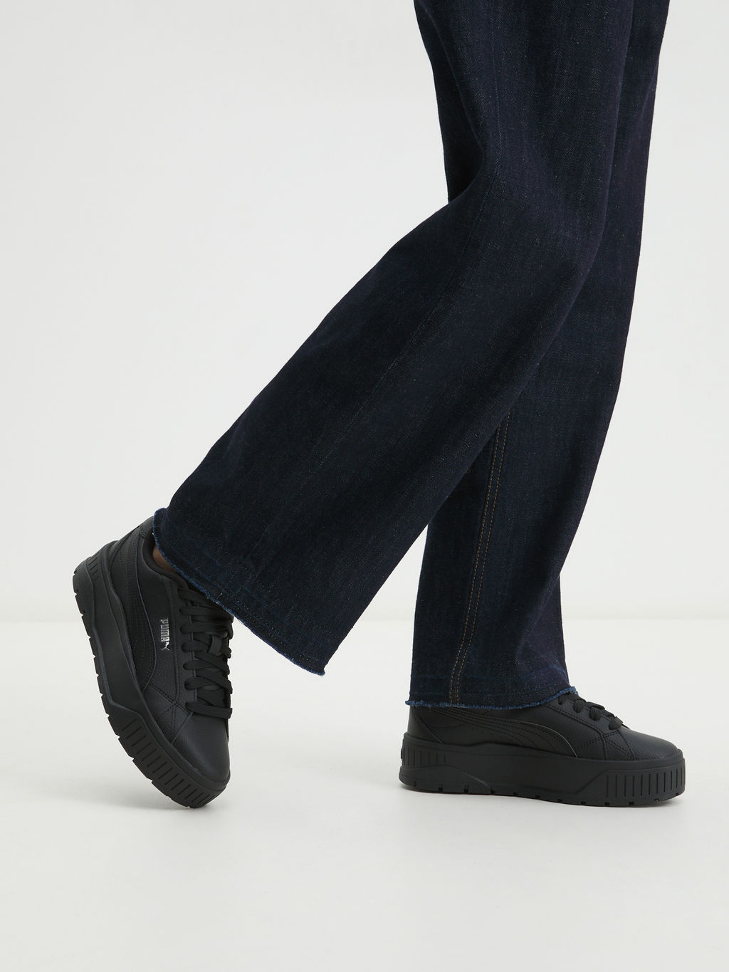 Женские кеды PUMA Karmen II L Артикул 4153261, черный