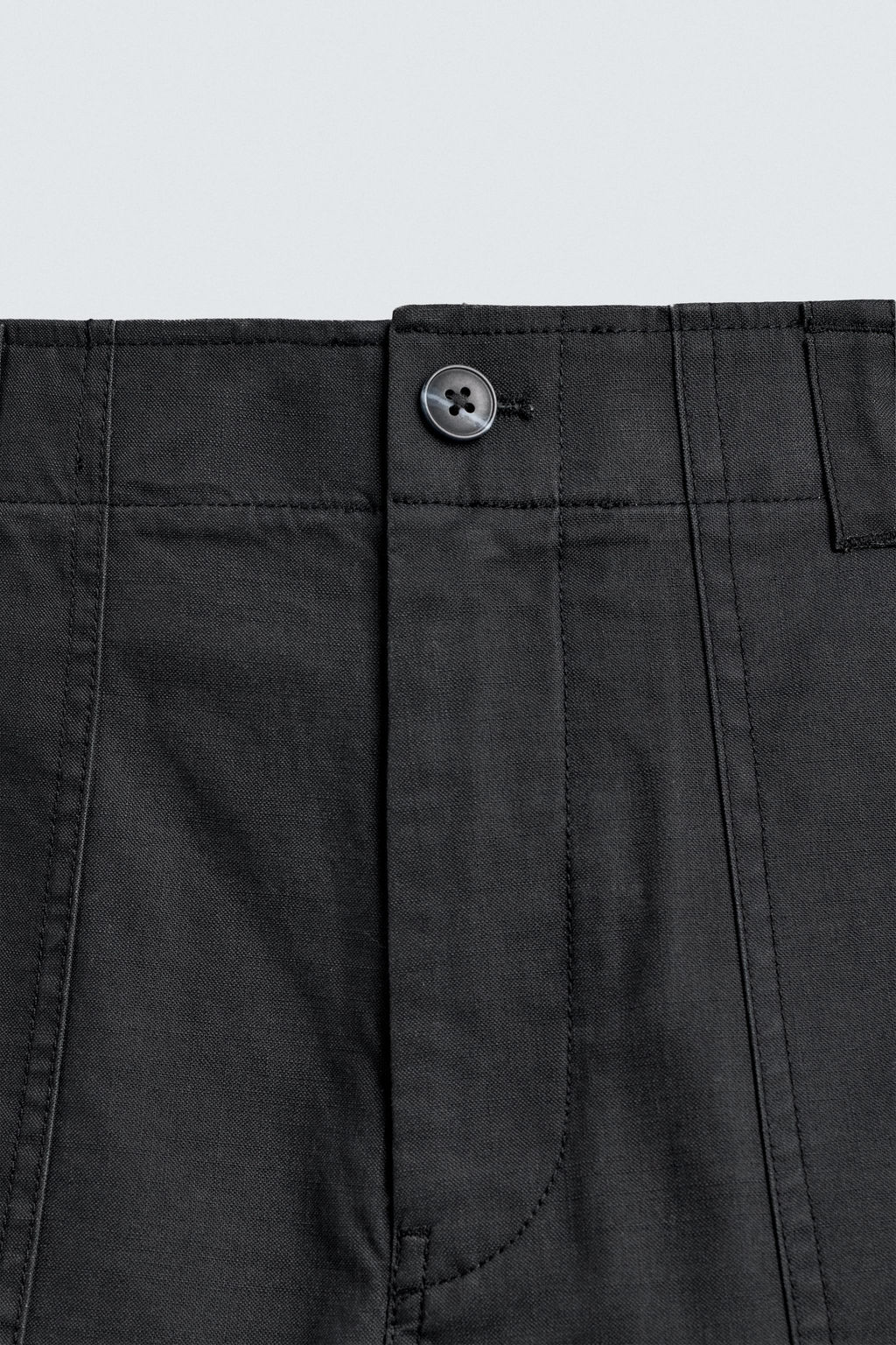 PANTAL?N STRAIGHT FIT LAVADO / Acero - Zara фото 9