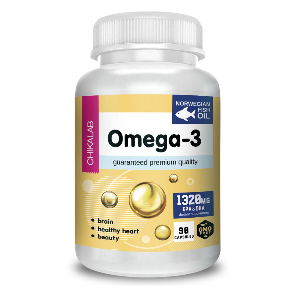 Витамины и минералы - Омега-3 высокой концентрации, 90 капс. (Omega-3)