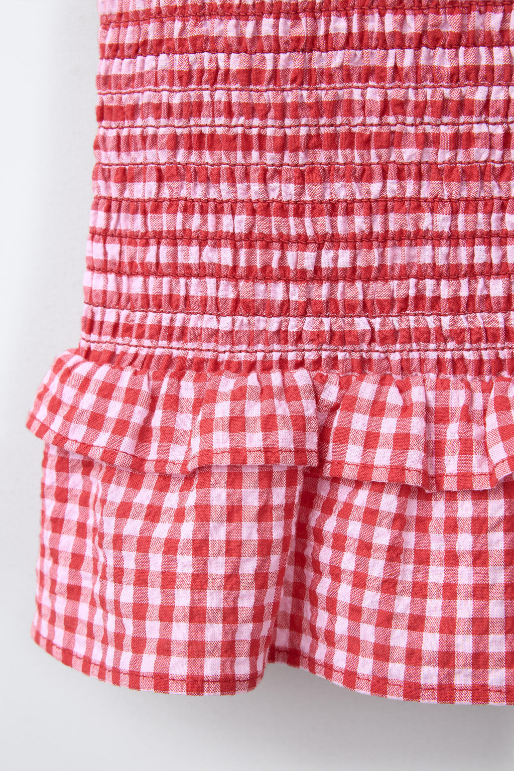 GINGHAM HALTER TOP - Zara фото 4