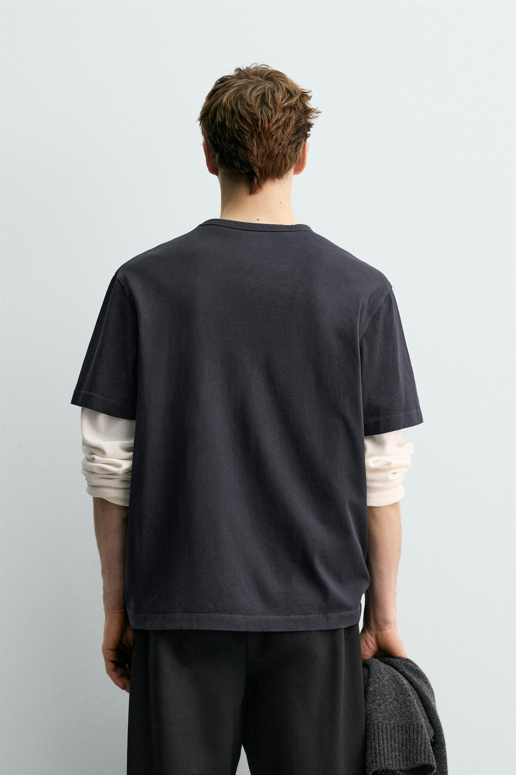 CAMISETA BOLSILLO AARON LEVINE X ZARA / Marino  фото 3