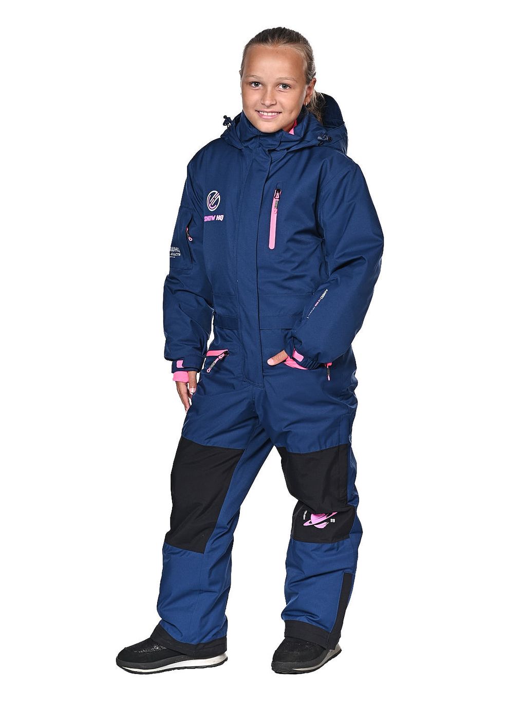 Комбинезон T-9081 Темно-синий