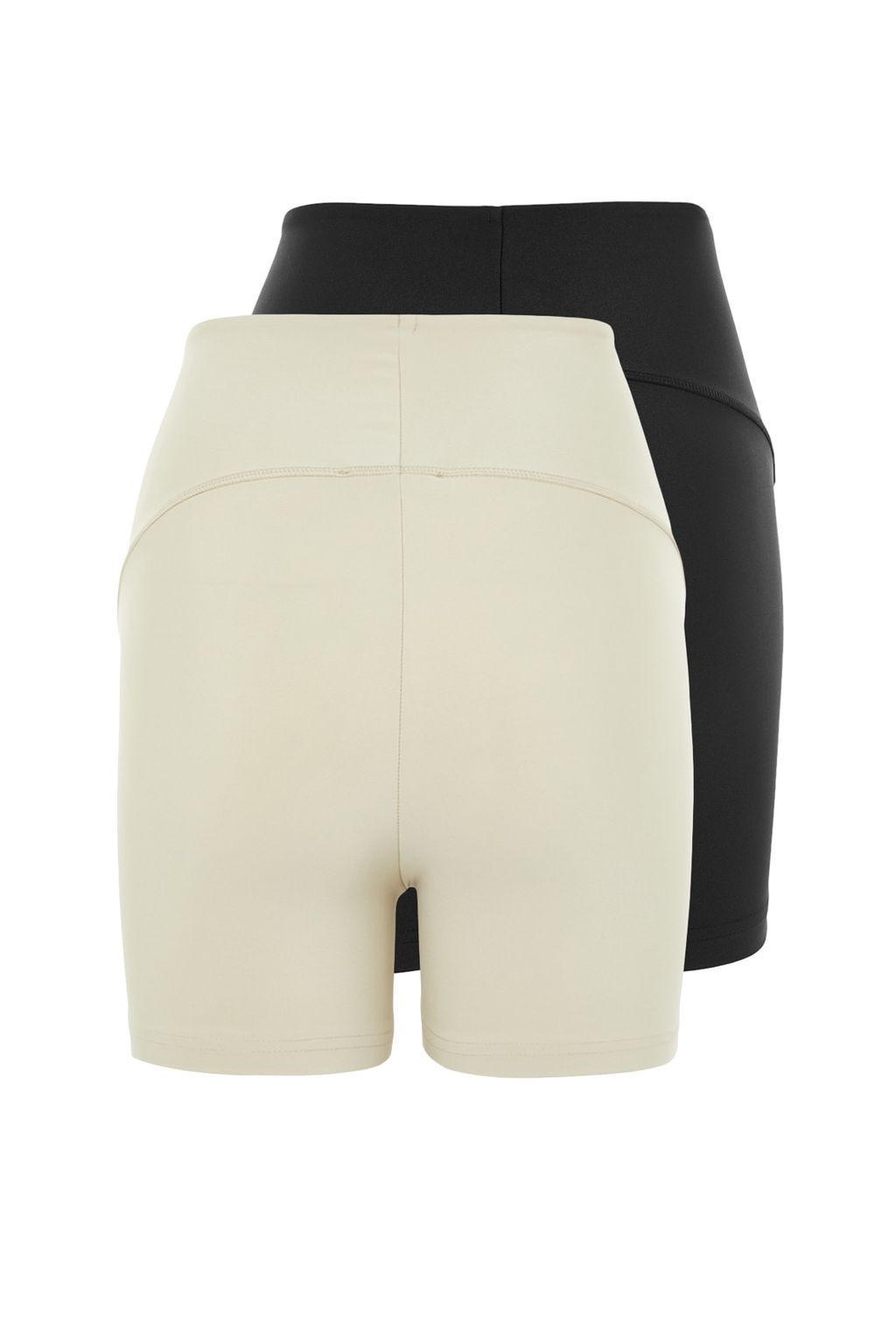 Siyah-Tas 2li Paket Toparlay?c? Orme Spor Sort/K?sa Tayt TWOSS21SR0698