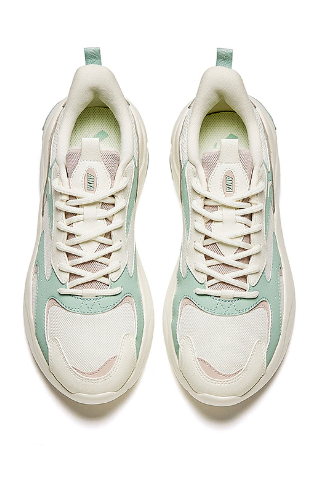 Кроссовки LifeStyle Бежевый/Зеленый/Серый GRAVITY - Anta фото 3