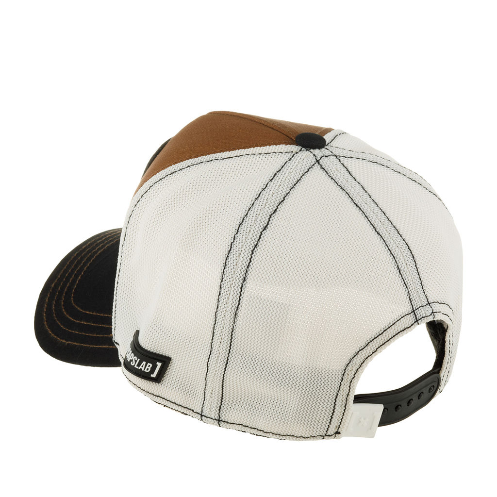 Бейсболка CAPSLAB арт. CL/ART/1/PCT/MONA Premium Mona Gringa (коричневый / черный)