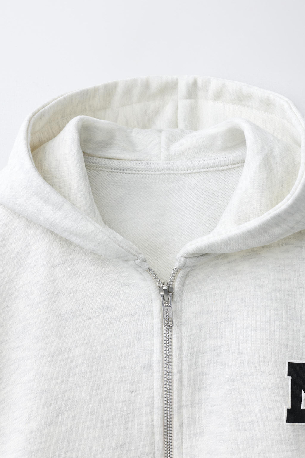 SUDADERA CREMALLERA CAPUCHA / Gris vigor? - Zara фото 4