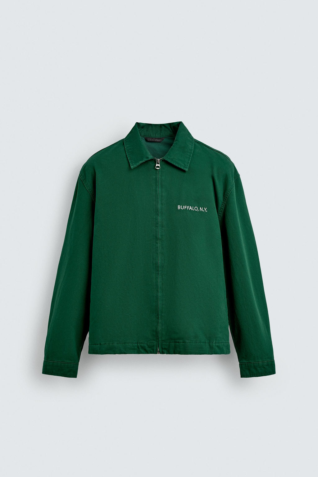 EMBROIDERED ZIP-UP JACKET - Zara фото 8