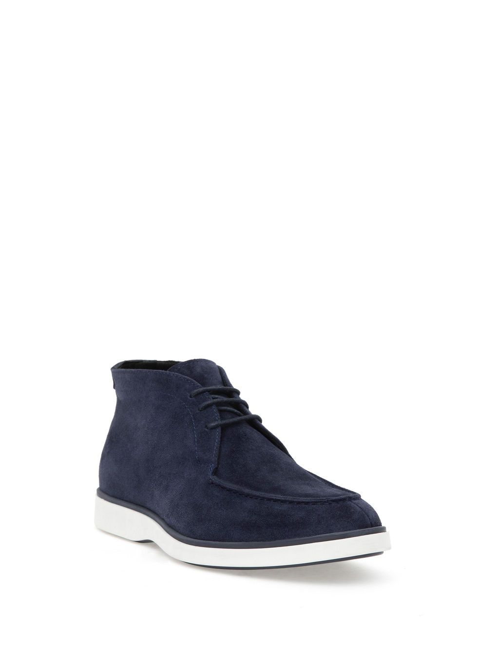 Lacivert %100 Deri Casual Ayakkab_
