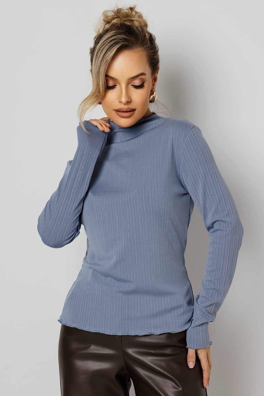 Блузка женская 4481/03/Пыльно-голубой