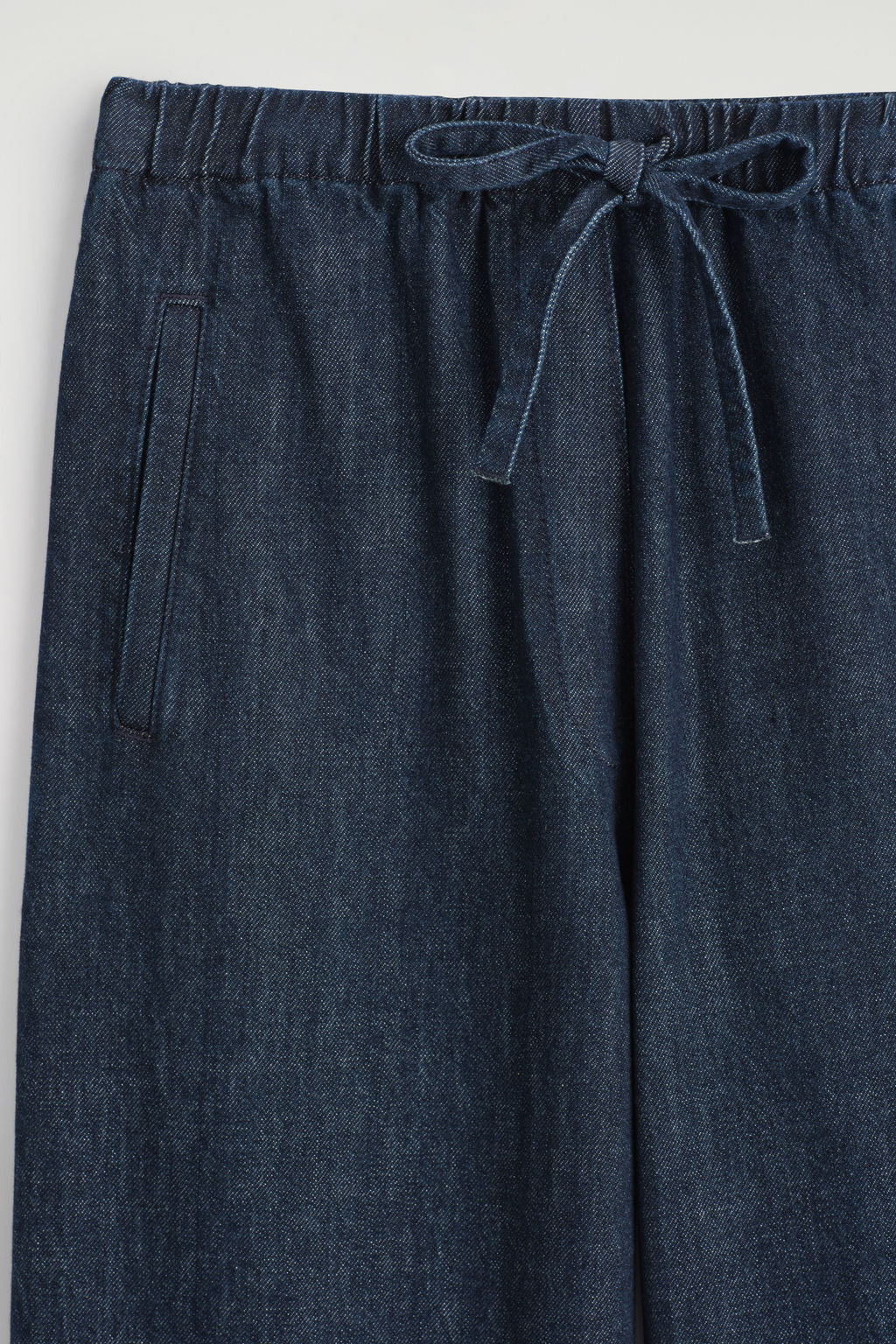 PANTAL?N DENIM WIDE LEG CROP - H&m фото 4