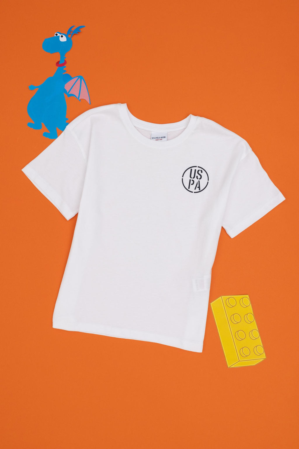 Белая футболка для мальчика Неожиданная скидка в корзине - U.s. polo assn фото 3