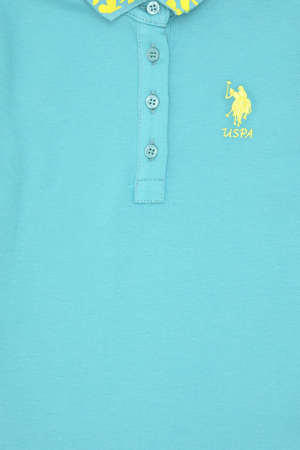 Мятная базовая футболка для девочек - U.s. polo assn фото 9