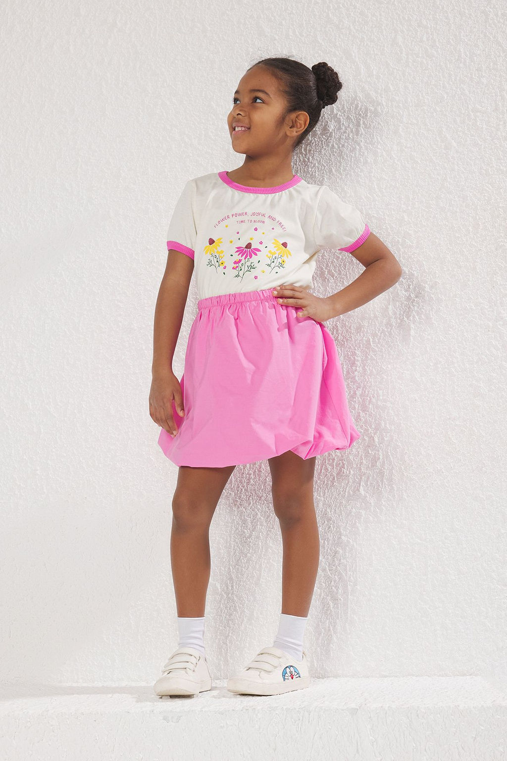 Siyah K?z Cocuk Mini Boy Beli Lastikli Dokuma Balon Fit Etek TKDSS25ET00002 - Trendyolmilla фото 11