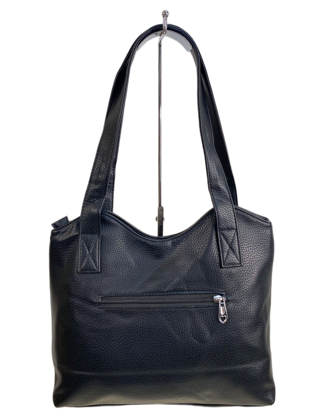 Женская сумка из искусственной кожи, цвет черный - Greta фото 2