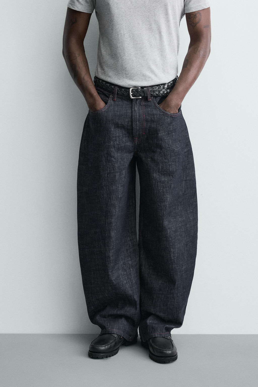 JEANS BALLOON FIT / ?ndigo - Zara фото 2
