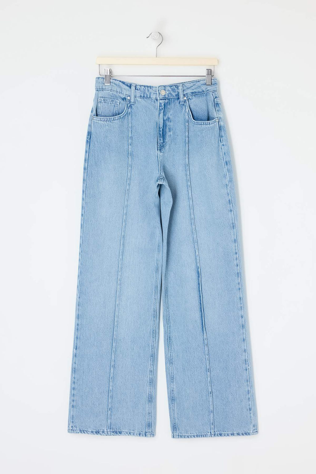 Mavi Yuksek Bel Wide Leg Tencel Kar?s?ml? Jeans TWOSS26JE00194 - Trendyolmilla фото 5